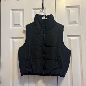 Black Puffer Vest